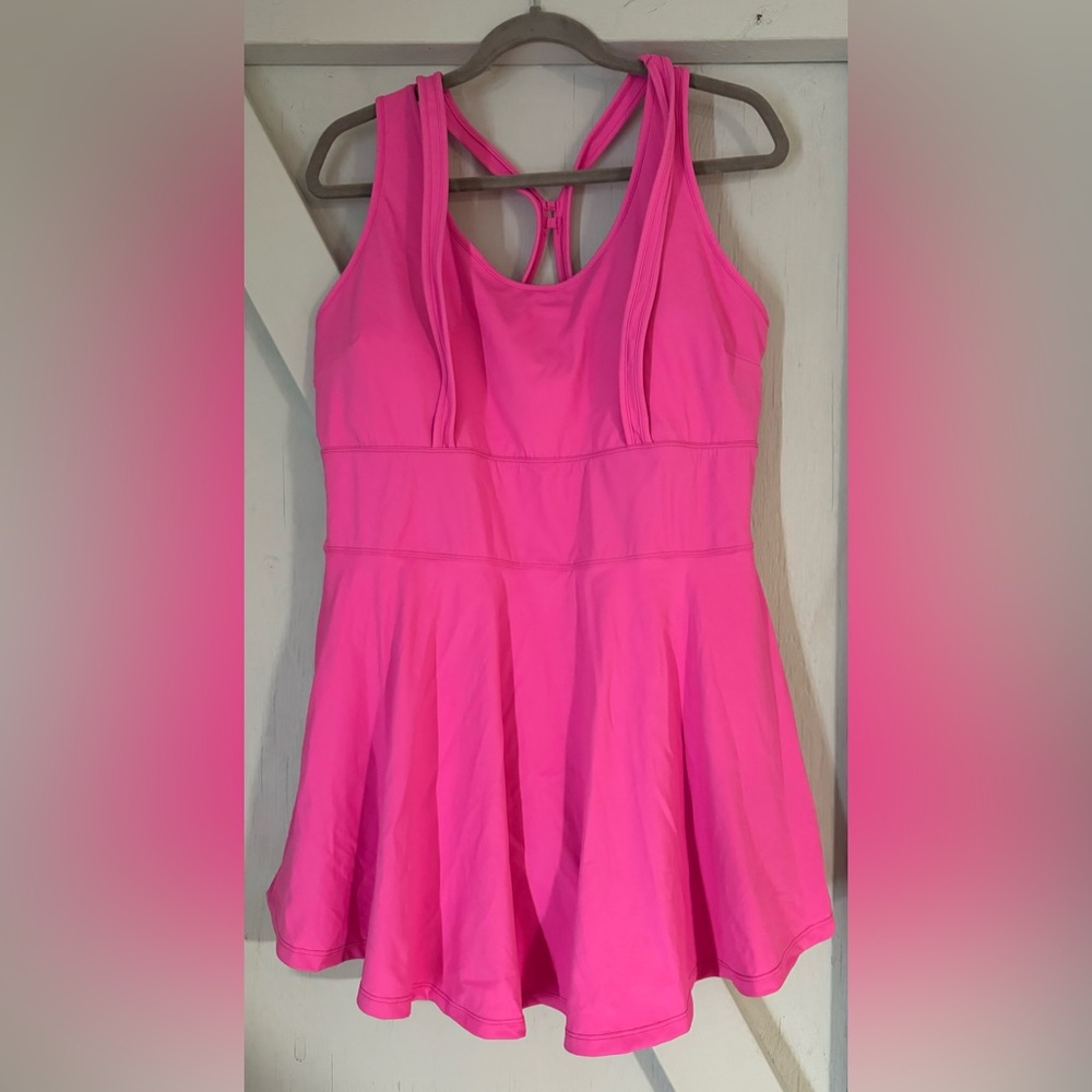 Hot Pink Athletic Dress